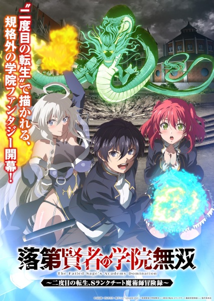 Rakudai Kenja no Gakuin Musou: Nidome no Tensei, S-Rank Cheat Majutsushi Boukenroku ปราชญ์ตกชั้นขอเกิดใหม่เป็นเทพซ่า ตอนที่ 1-4 ซับไทย